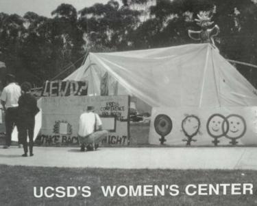 UCSD Protest Womens Resource Center Encampment (1992)
